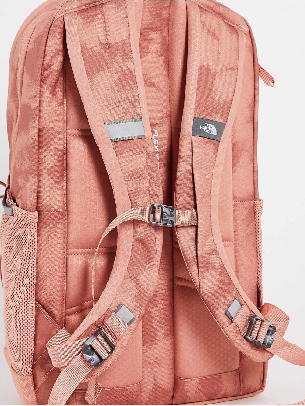 The North Face pink marble tie dye zip jester work school outdoor backpack 27L - Picture 3 of 9